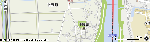 佐賀県鳥栖市下野町1110周辺の地図