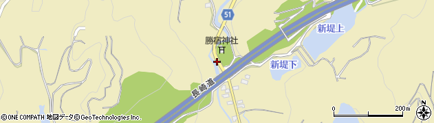 勝宿神社周辺の地図
