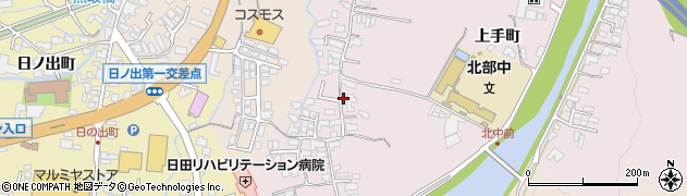 大分県日田市西有田120周辺の地図