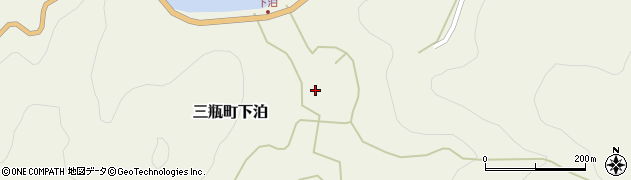 愛媛県西予市三瓶町下泊818周辺の地図