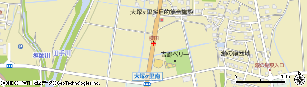 横田周辺の地図