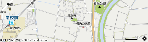 福岡県久留米市宮ノ陣町若松626周辺の地図