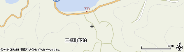愛媛県西予市三瓶町下泊705周辺の地図