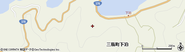 愛媛県西予市三瓶町下泊1831周辺の地図