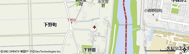 佐賀県鳥栖市下野町710周辺の地図