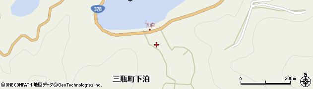 愛媛県西予市三瓶町下泊694周辺の地図