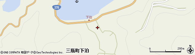 愛媛県西予市三瓶町下泊676周辺の地図