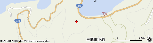 愛媛県西予市三瓶町下泊1828周辺の地図