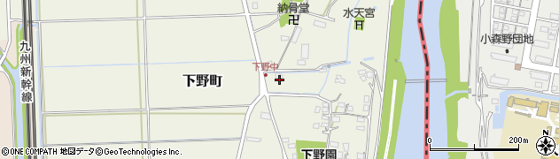 佐賀県鳥栖市下野町813周辺の地図