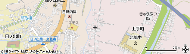 大分県日田市上手町97周辺の地図