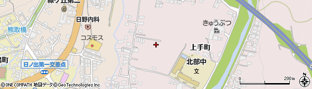 大分県日田市上手町187周辺の地図