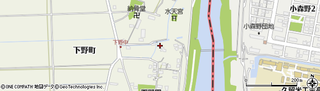 佐賀県鳥栖市下野町706周辺の地図