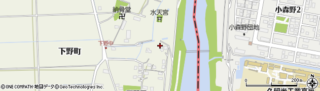 佐賀県鳥栖市下野町2652周辺の地図