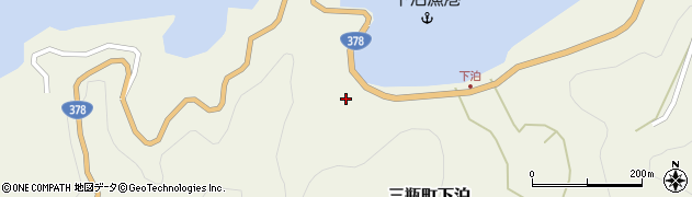 愛媛県西予市三瓶町下泊1933周辺の地図