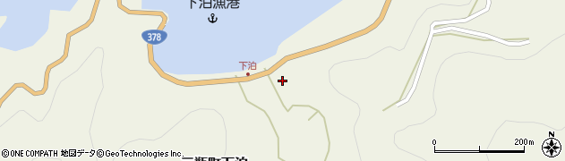 愛媛県西予市三瓶町下泊669周辺の地図