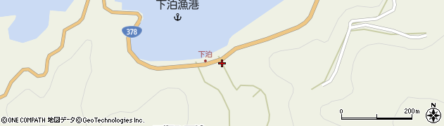 愛媛県西予市三瓶町下泊838周辺の地図