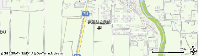 東福益公民館周辺の地図