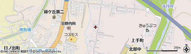 大分県日田市西有田104周辺の地図
