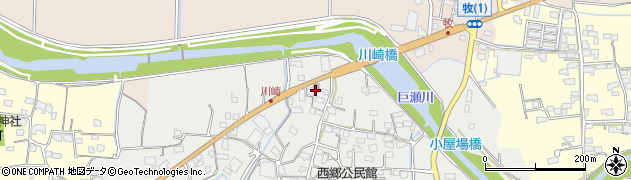 竹野郵便局周辺の地図