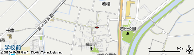 福岡県久留米市宮ノ陣町若松696周辺の地図