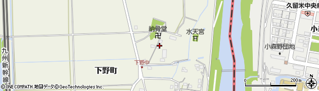 佐賀県鳥栖市下野町804周辺の地図