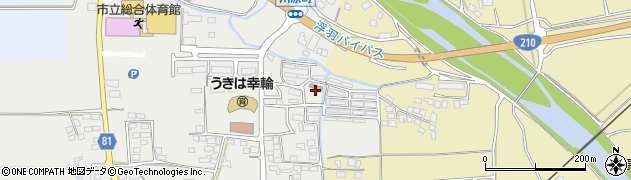 千足新町公民館周辺の地図