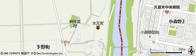 佐賀県鳥栖市下野町2815周辺の地図
