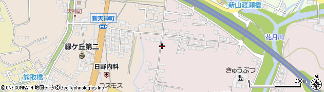 大分県日田市西有田196周辺の地図
