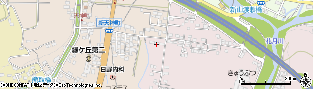 大分県日田市西有田18周辺の地図