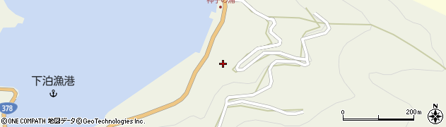 愛媛県西予市三瓶町下泊496周辺の地図