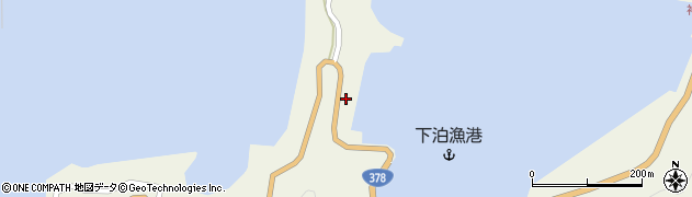 愛媛県西予市三瓶町下泊1957周辺の地図