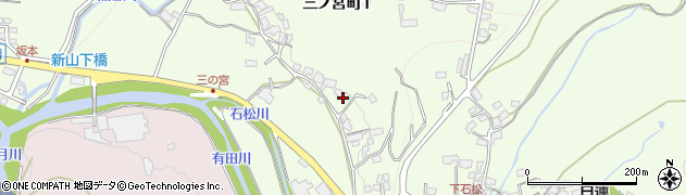 大分県日田市西有田1221周辺の地図