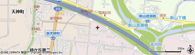 大分県日田市西有田208周辺の地図
