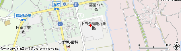 トヨタ紡織九州株式会社周辺の地図