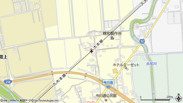 〒839-1403 福岡県うきは市浮羽町東隈上の地図