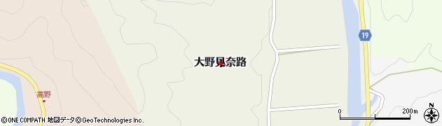 高知県高岡郡中土佐町大野見奈路周辺の地図