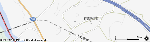 大分県日田市夜明周辺の地図