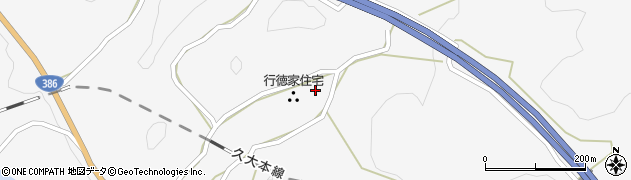 大分県日田市夜明関町周辺の地図