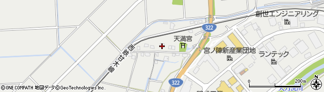 福岡県久留米市宮ノ陣町若松1261周辺の地図