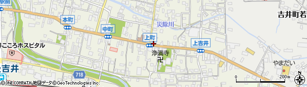 福岡銀行吉井支店周辺の地図