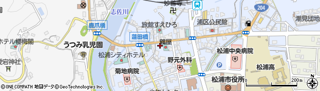 松口花果物店周辺の地図