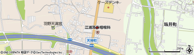 大分県日田市清水町82周辺の地図