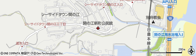 関の江新町公民館周辺の地図