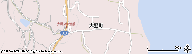 長崎県平戸市大野町周辺の地図