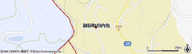 長崎県松浦市御厨町川内免周辺の地図