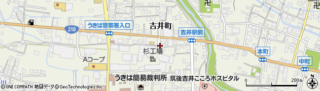 ほっともっと吉井町店周辺の地図