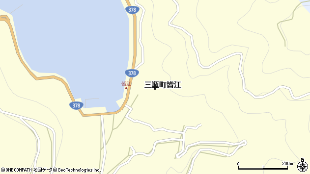 〒796-0914 愛媛県西予市三瓶町皆江の地図