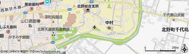 福岡県久留米市北野町中3196周辺の地図