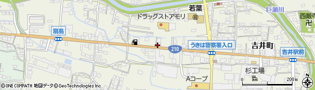ドラッグストアモリ吉井店周辺の地図