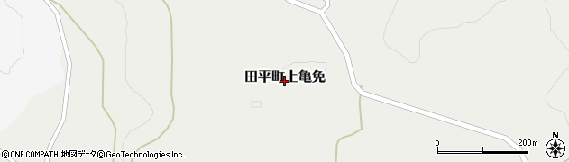 長崎県平戸市田平町上亀免周辺の地図